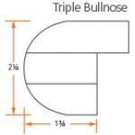 Triple Bullnose