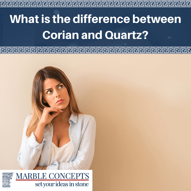 What is the difference between Corian and Quartz?