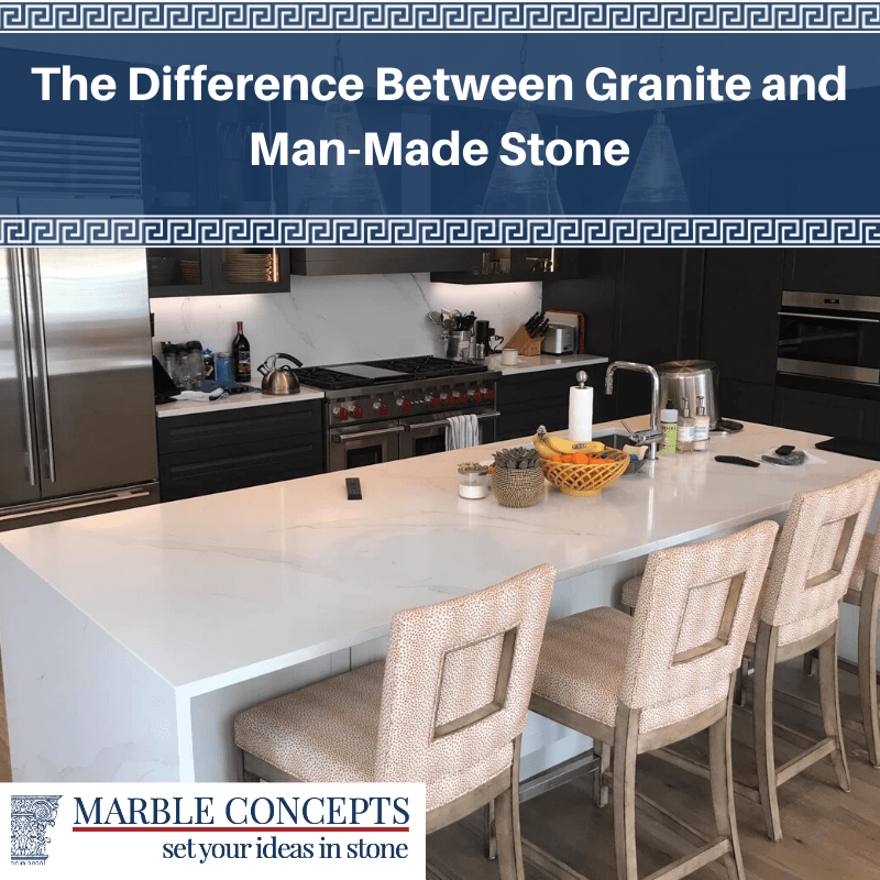 The Difference Between Granite and Man-Made Stone
