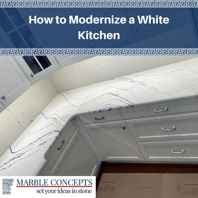 How to Modernize a White Kitchen