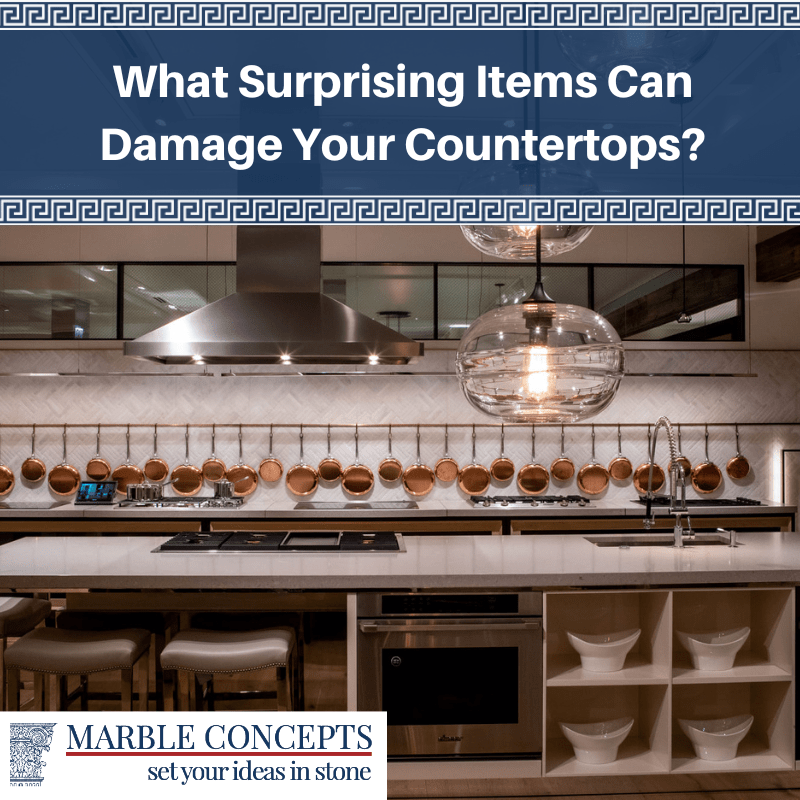 What Surprising Items Can Damage Your Countertops?